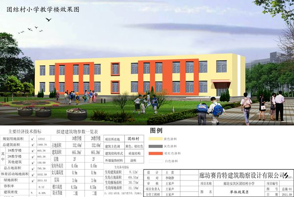 廊坊市安次區(qū)團結村小學教學樓工程
